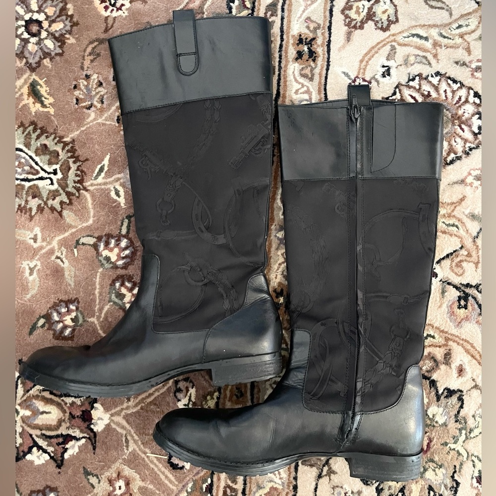 Gorgeous Lauren Ralph Lauren equestrian inspired boots!
